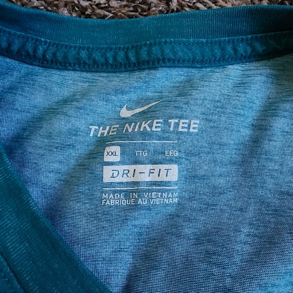 Nike Dri-Fit Blue Graphic Training Shirt XXL - Picture 3 of 6